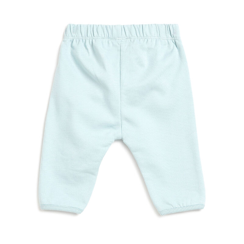 Boys Light Green Solid Long Trousers image number 1